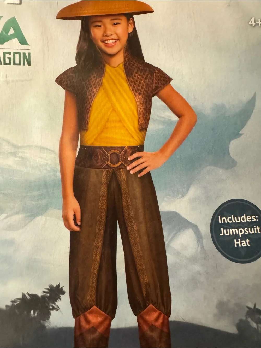 NWT Disney Raya and the Last Dragon Girls Costume Size Small 4–6